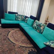 مبل ال 7 نفره با پارچه نانو و سالم