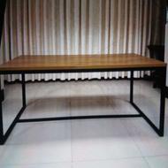 فروش 7 میز MDFپایه فلزی کوره ای