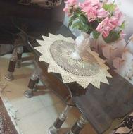 میز جلو مبل شیشه ایی وسه تا عسلی