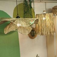 صنایع حصیری لوستر و میزوصندلی حصیری دیوارکوب حصیری