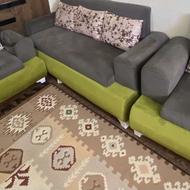 فروش مبل6 نفره نشمین کاملا سالم فقط دسته مبل مشکل دارد