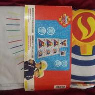 ست کاور لحاف و روبالشی اروپایی سم اتشنشان