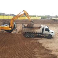 خاکبرداری گود بیل کامیون تخریب