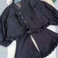 کت و شلوار جین ضخیم دخترانه