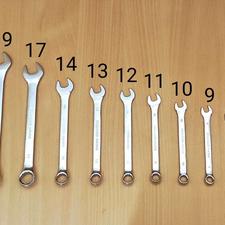 آچار یکسر تخت و رینگی 22 عددی