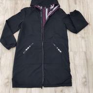 کاپشن بلند مشکی دورو دو طرف هم جیب دار در حدنو