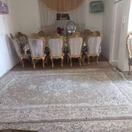 سرویس مبل و میز نهار خوری و بوفه ست