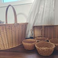 سبد های دست بافت