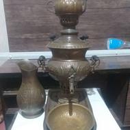 سماور برنجی 3 لیتری جنس سنگین