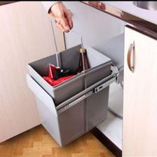 سطل زباله ریلی 16لیتری 24لیتری 40لیتری دو مخزن و تک مخزن