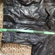 کاپشن چرمی مشکی