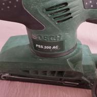 سنباده برقی لرزان بوش کم کارکرد سالم و در حد بسیار نو