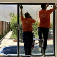 پنجره دوجداره upvc و آلومینیومی