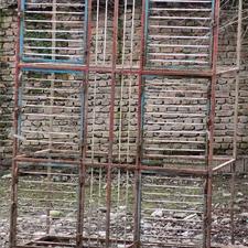 قفس پرنده سه طبقه شش تا درب.قوطی 2+2سنگین وزن ساخته شده