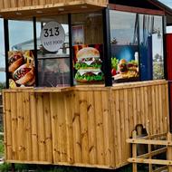 کانکس چوبی فست فود