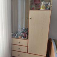 کمد MDF رنگ کرم