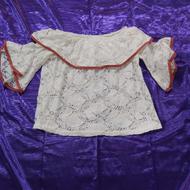 کراپ یقه قایقی زنانه