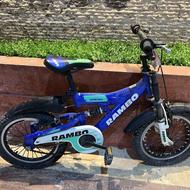 دوچرخه درحدنو از برند رمبو بایک بچه گانه سایز 16
