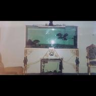 آکواریوم سکوریت سفارشی 180 همراه با میز