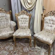 مبلمان استیل 9 نفره به همراه عسلی