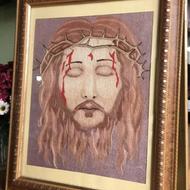 فروش تابلو فرش دستباف ابریشم طرح عیسی