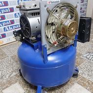 پمپ باد 50 لیتری سایلنت اصل آلمانی نو نو