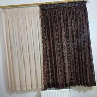 دوعدد پرده توری جنس اعلا