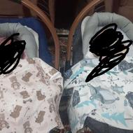 دوعددکریرمارک دلیجان مناسب سیسمونی نووتازه هستش آبی وخاکستری