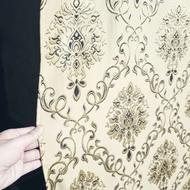 پرده پنل کرم رنگی (جفت)