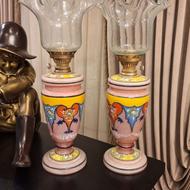 چراغ نفتی کریمخانی دکوری انتیک رومیزی