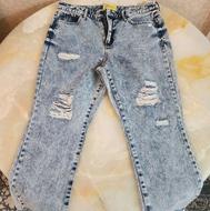 شلوار لی زاپ دار خارجی سایز 40 نو