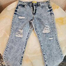 شلوار لی زاپ دار خارجی سایز 40 نو