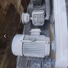 پمپ باد 500 لیتری موتور 3فاز با تابلو برق کاملا سالم