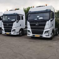 کشنده تک محور شش چرخ سانی