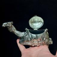 مجسمه و هم جای جواهر فلزی به شکل شتر زیبا کلکسیونی