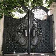 درب اهنی باغی حفاظ اکاردئونی شاخ گوزنی