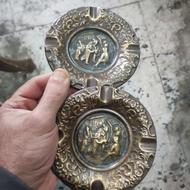 جاسیگاری برنزی اروپایی نقش برجسته جذاب