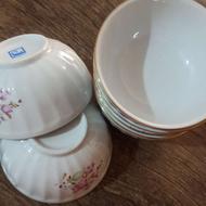 کاسه سالاد خوری چینی بسیار ساده باطرحی شیک