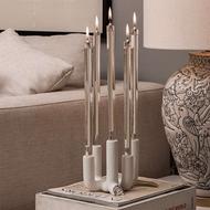 شمع پیرکس پنج شعله پایه بتنی