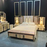 سرویس خواب لوکس دو نفره شکوه و آرامش در یک قاب