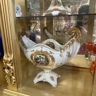 تعدادی گلدان و ظرف کریستال قدیمی خارجی