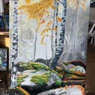 فروش تابلو 50 در 70 طرح منظره