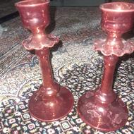 شمعدان رنگ مسی جنس سرامیک