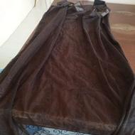 فروش چند عدد پرده توری کرم رنگ.