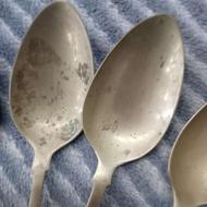 قاشق چنگال قدیمی 8عدد قاشق و 5 عدد چنگال