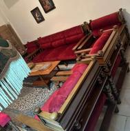 مبل قدیمی کنسول قدیمی لوستر قدیمی