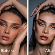 ادیت و رتوش حرفه ای پرتره، بیوتی، فشن، فشن، ودینگ