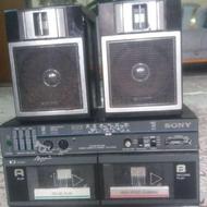 ضبط و رادیو سونی فوق العاده تمیز و سالم