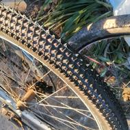 دوچرخه 26 دنده ای کمکدار ،لاستیک و شانژمان نو