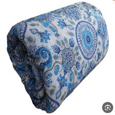 لحاف کرسی ابی رنگ